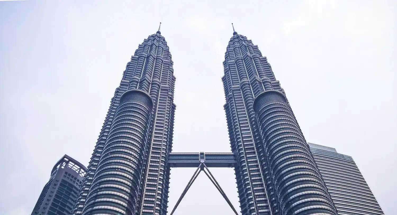 Petronas Twin Towers skyline in Kuala Lumpur, Malaysia